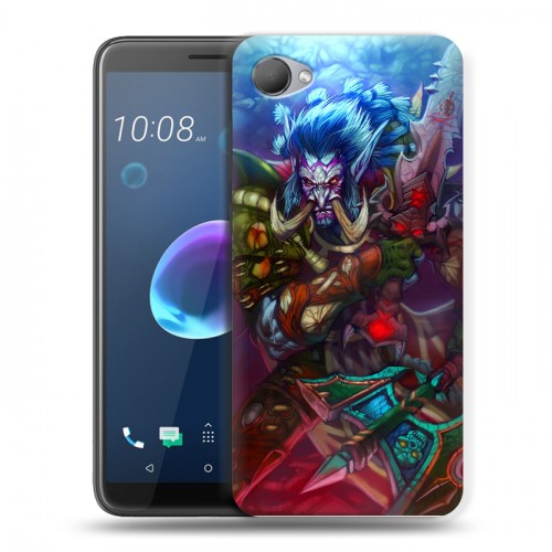 Дизайнерский пластиковый чехол для HTC Desire 12 World of warcraft