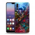 Дизайнерский силиконовый с усиленными углами чехол для Huawei P20 Pro World of warcraft