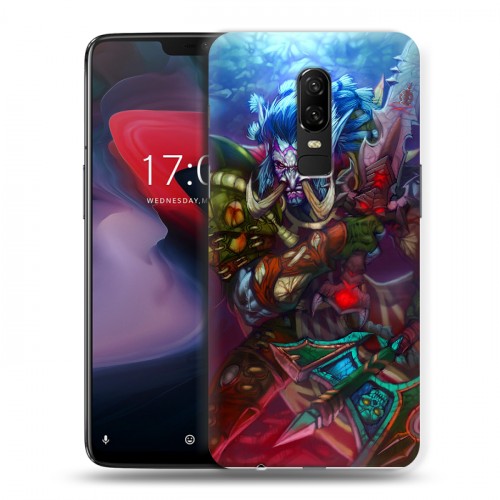 Дизайнерский пластиковый чехол для OnePlus 6 World of warcraft