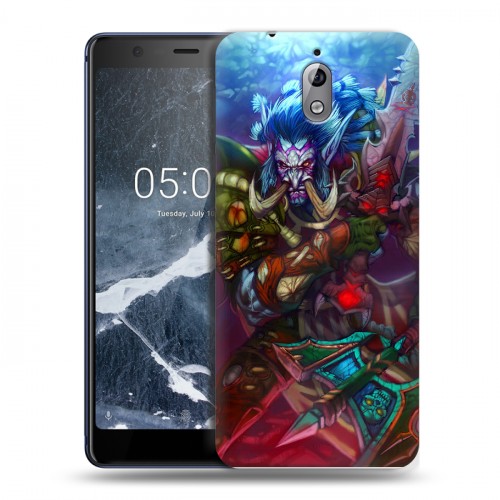 Дизайнерский пластиковый чехол для Nokia 3.1 World of warcraft