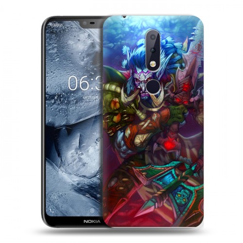 Дизайнерский пластиковый чехол для Nokia 6.1 Plus World of warcraft