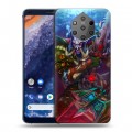 Дизайнерский силиконовый чехол для Nokia 9 PureView World of warcraft