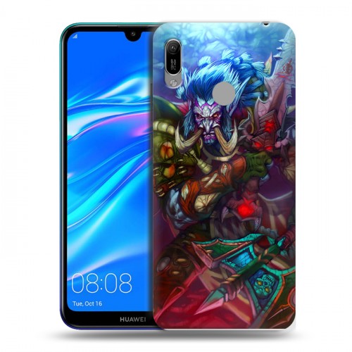 Дизайнерский пластиковый чехол для Huawei Y6 (2019) World of warcraft