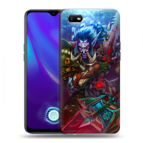 Дизайнерский силиконовый с усиленными углами чехол для OPPO A1k World of warcraft