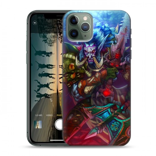 Дизайнерский пластиковый чехол для Iphone 11 Pro World of warcraft