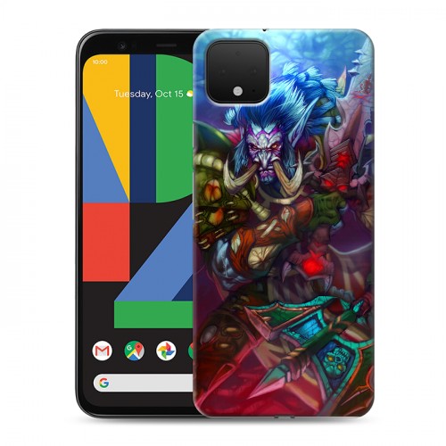 Дизайнерский пластиковый чехол для Google Pixel 4 World of warcraft