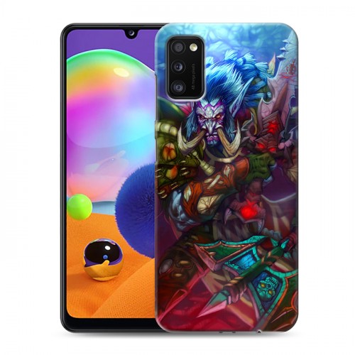 Дизайнерский силиконовый чехол для Samsung Galaxy A41 World of warcraft