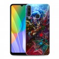 Дизайнерский пластиковый чехол для Huawei Y6p World of warcraft