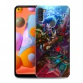 Дизайнерский силиконовый с усиленными углами чехол для Samsung Galaxy A11 World of warcraft