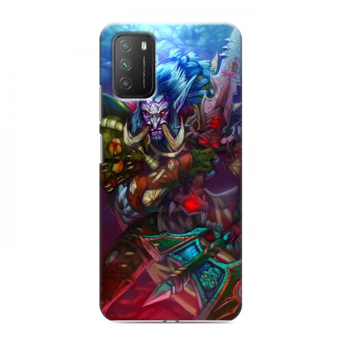 Дизайнерский пластиковый чехол для Xiaomi Poco M3 World of warcraft