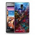 Дизайнерский пластиковый чехол для Huawei Ascend P1 World of warcraft