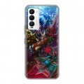 Дизайнерский силиконовый чехол для Tecno Camon 18 World of warcraft