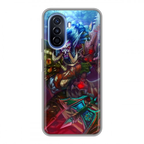 Дизайнерский силиконовый чехол для Huawei Nova Y70 World of warcraft