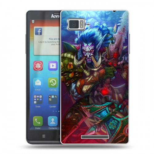 Дизайнерский пластиковый чехол для Lenovo Vibe Z World of warcraft