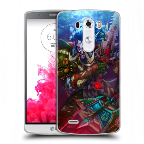 Дизайнерский пластиковый чехол для LG G3 (Dual-LTE) World of warcraft