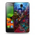 Дизайнерский пластиковый чехол для Lenovo S660 World of warcraft