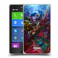 Дизайнерский силиконовый чехол для Nokia XL World of warcraft