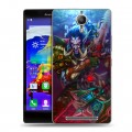 Дизайнерский пластиковый чехол для Lenovo P90 World of warcraft