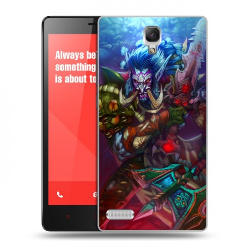 Дизайнерский пластиковый чехол для Xiaomi RedMi Note World of warcraft