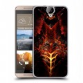 Дизайнерский пластиковый чехол для HTC One E9+ World of warcraft