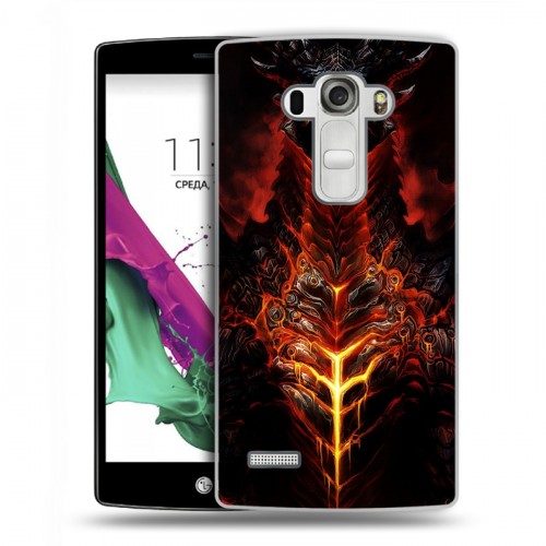 Дизайнерский пластиковый чехол для LG G4 S World of warcraft