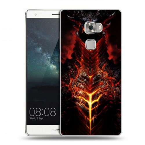 Дизайнерский пластиковый чехол для Huawei Mate S World of warcraft