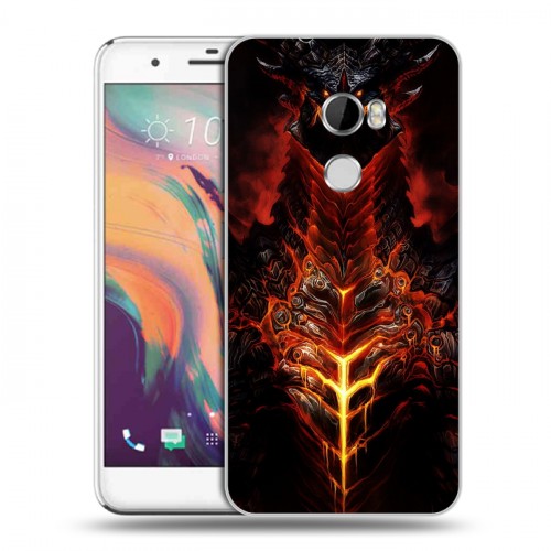 Дизайнерский пластиковый чехол для HTC One X10 World of warcraft