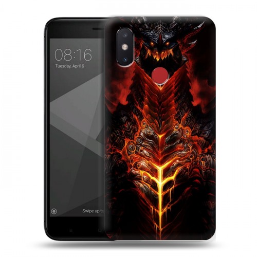 Дизайнерский пластиковый чехол для Xiaomi Mi8 SE World of warcraft