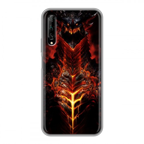 Дизайнерский силиконовый чехол для Huawei Y9s World of warcraft