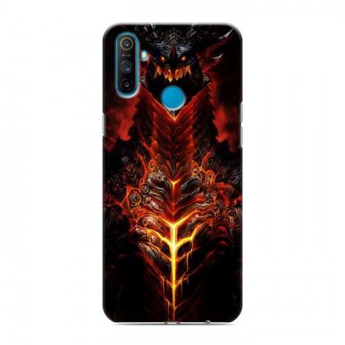 Дизайнерский силиконовый чехол для Realme C3 World of warcraft