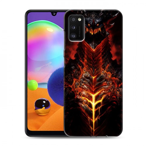 Дизайнерский силиконовый чехол для Samsung Galaxy A41 World of warcraft