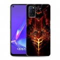 Дизайнерский пластиковый чехол для OPPO A52 World of warcraft