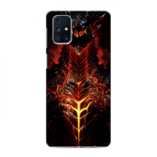 Дизайнерский пластиковый чехол для Samsung Galaxy M31s World of warcraft