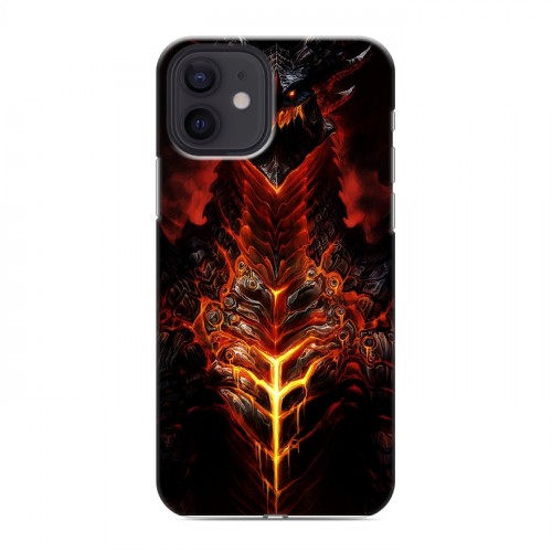 Дизайнерский силиконовый чехол для Iphone 12 World of warcraft