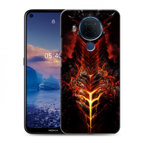 Дизайнерский силиконовый чехол для Nokia 5.4 World of warcraft