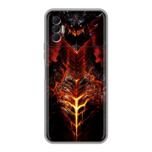 Дизайнерский силиконовый чехол для Tecno Spark 8P World of warcraft