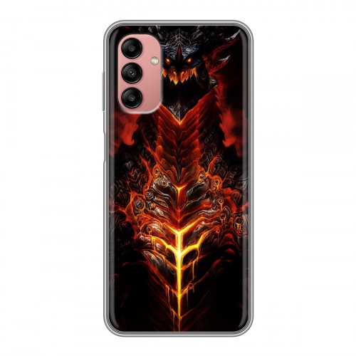 Дизайнерский силиконовый чехол для Samsung Galaxy A04s World of warcraft