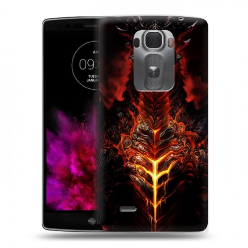 Дизайнерский пластиковый чехол для LG G Flex 2 World of warcraft