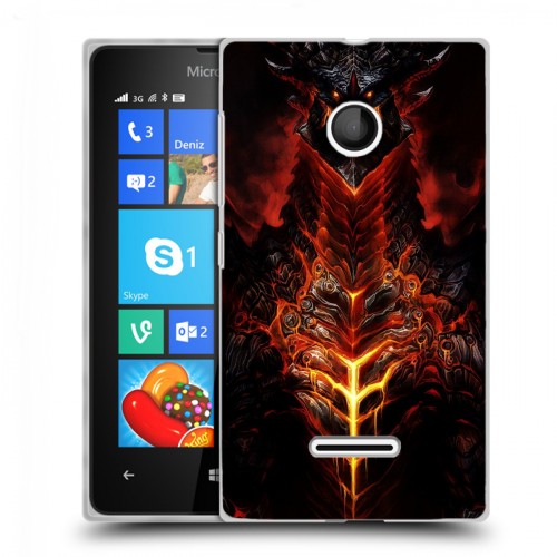 Дизайнерский пластиковый чехол для Microsoft Lumia 435 World of warcraft