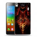 Дизайнерский пластиковый чехол для Lenovo A7000 World of warcraft