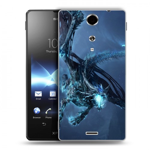 Дизайнерский пластиковый чехол для Sony Xperia TX World of warcraft