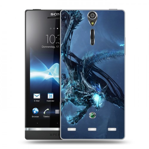 Дизайнерский пластиковый чехол для Sony Xperia S World of warcraft