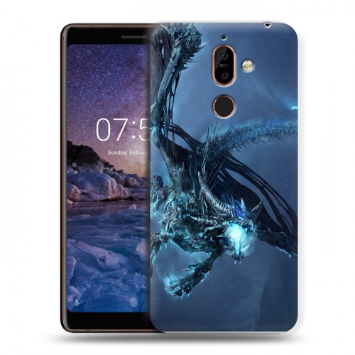 Дизайнерский пластиковый чехол для Nokia 7 Plus World of warcraft