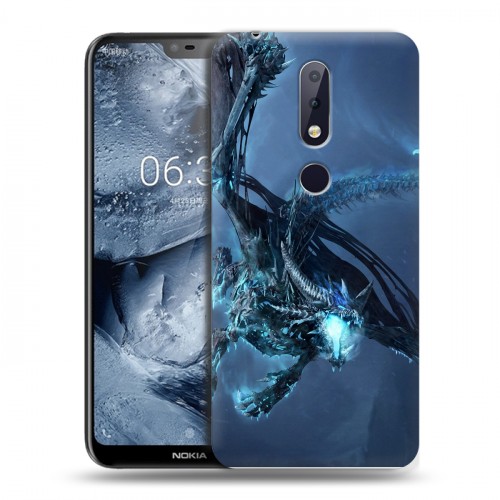 Дизайнерский силиконовый чехол для Nokia 6.1 Plus World of warcraft