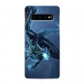 Дизайнерский силиконовый чехол для Samsung Galaxy S10 World of warcraft