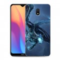 Дизайнерский силиконовый с усиленными углами чехол для Xiaomi RedMi 8A World of warcraft