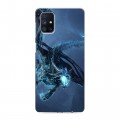 Дизайнерский пластиковый чехол для Samsung Galaxy M51 World of warcraft