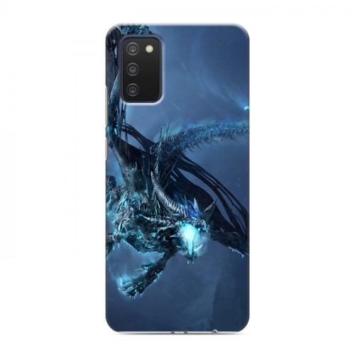 Дизайнерский силиконовый с усиленными углами чехол для Samsung Galaxy A03s World of warcraft