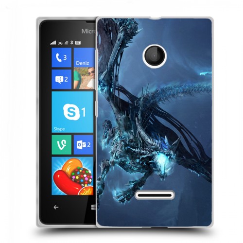 Дизайнерский пластиковый чехол для Microsoft Lumia 435 World of warcraft