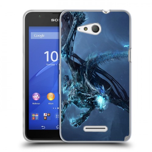 Дизайнерский пластиковый чехол для Sony Xperia E4g World of warcraft